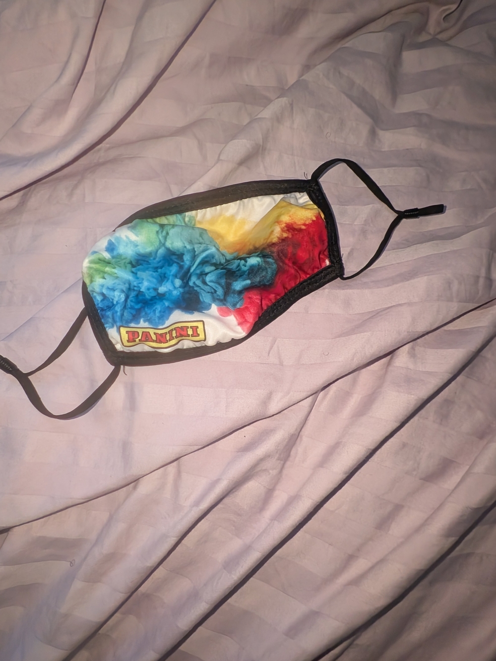 Panini Multicolor Tie-Dye Face Mask - Breathable Party Mask
